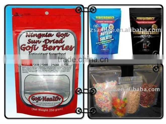 zipper reclosable reusable plastic bags