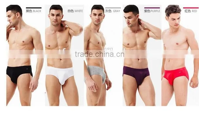 2015 Sexy underwear Fashion Shorts Bamboo fiber mens underwear