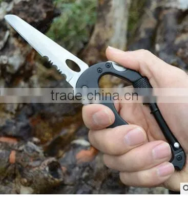 high quality Multi-fonction aluminum hook with knife