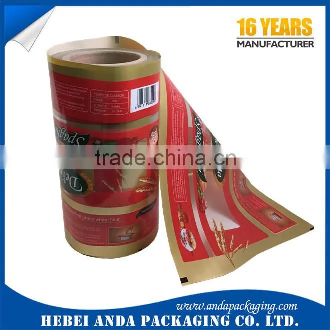 Custom Printing Coffee Sachet packing film roll /Matte coffee bag with valve
