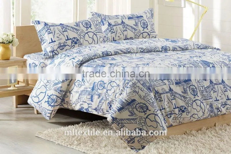 Great 100% Cotton Printed Bedding Set for Girl Twin Size Happy Giraffe