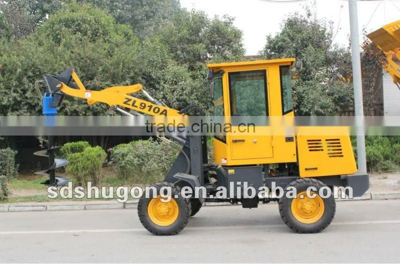 Soil hole digging machine