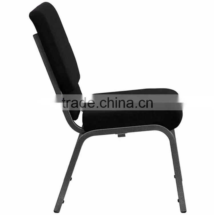 Strong comfortable black stackable theater chair from China