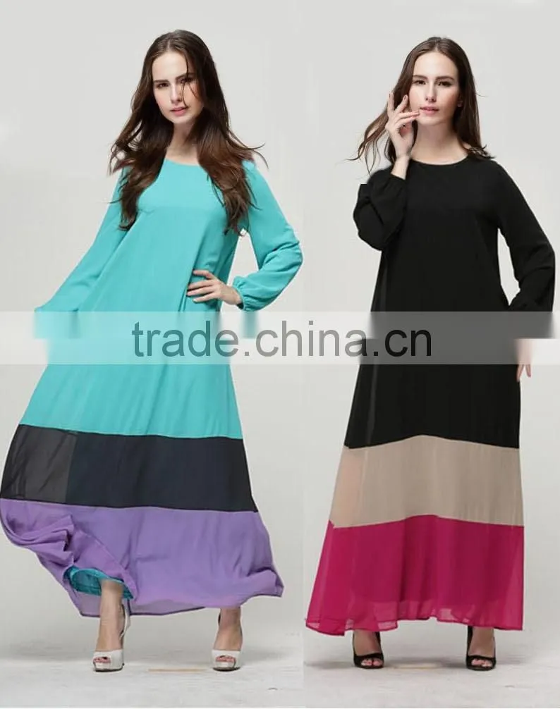 Muslim long dress 2015 fashion muslim girl dress