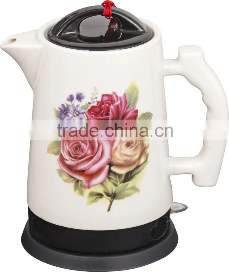 large capacity Russian market cheap ceramic electric water kettle