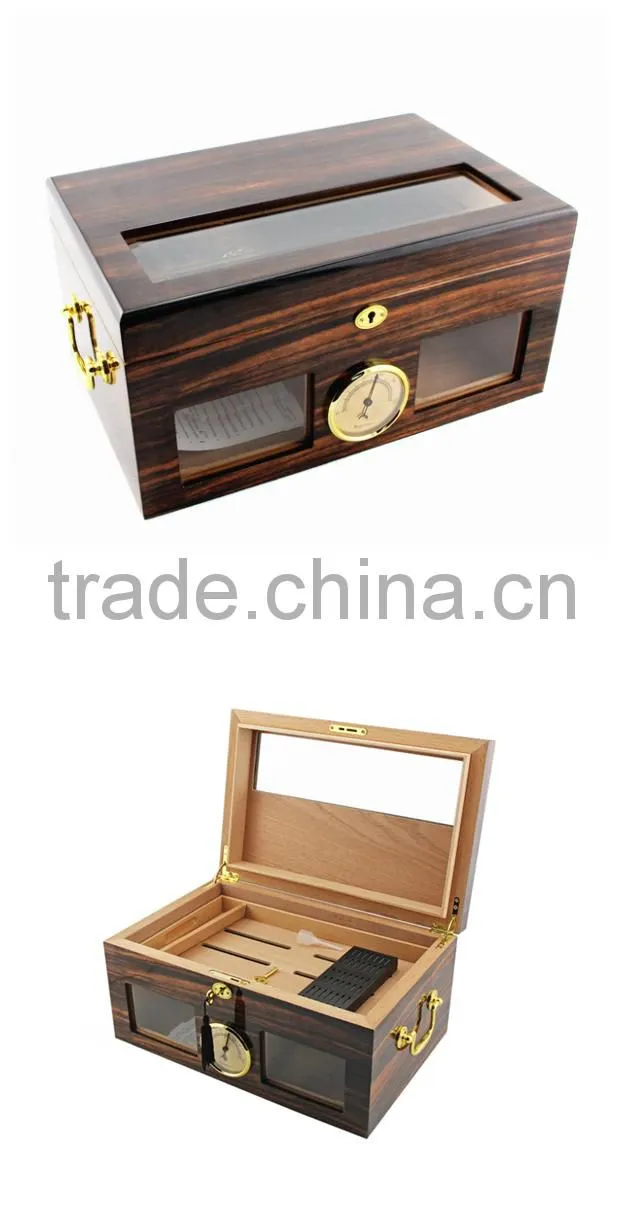 Wholesale Luxury Custom Unfinished Wooden Cigar Humidor