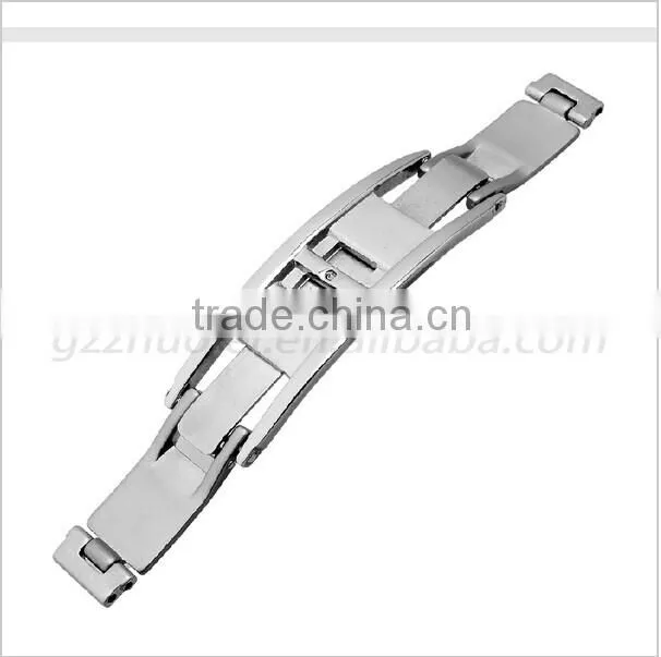 7|7.5|9mm high quality imported stainless steel with folding clasp buckle Wholesale 3PCS