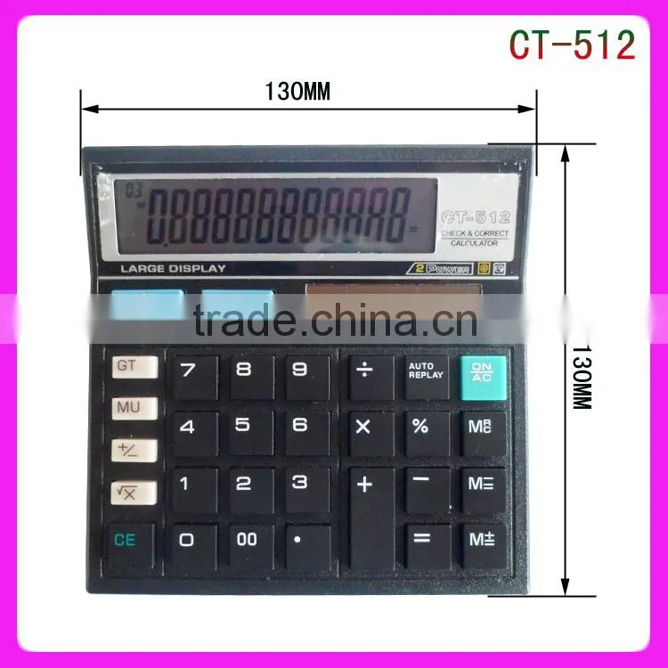 Factory supply 12 digits calculator,Electronic desktop calculator