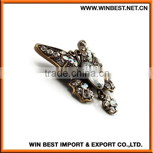 High quality wedding brooch, rhinestone pearl brooch,wholesale brooch