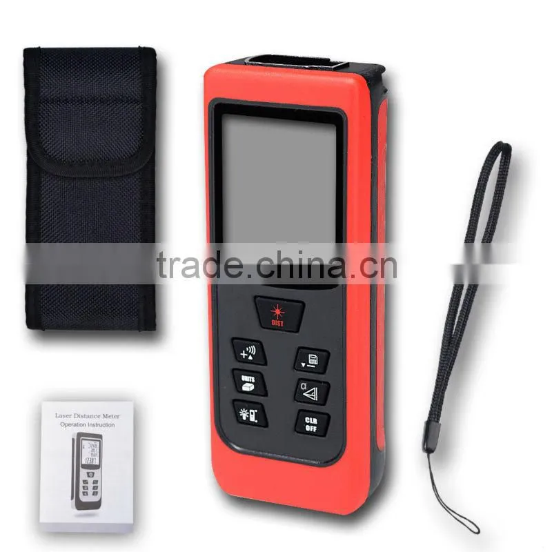 Area Volume Measurer Tilt Finder Accuracy 2mm 40m/131ft ft Laser Distance Meter