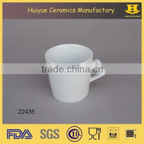 porcelain plain mug, coffee mug, plain coffee mug with handle