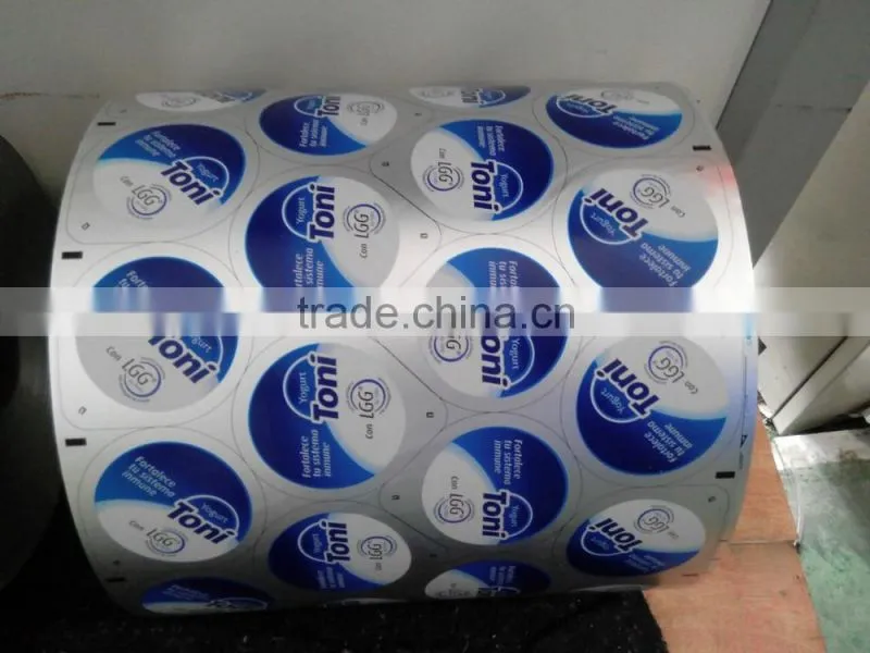 Aluminum Foil Rolls Lid Film Used for Yogurt