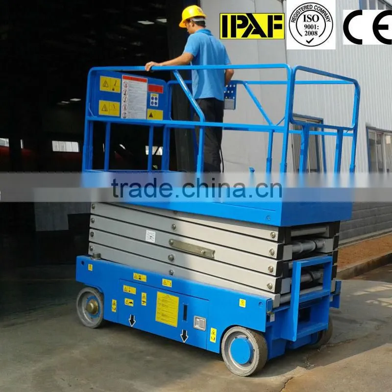 GTJZ12 Self-propelled scissor aerial work platform-electrical