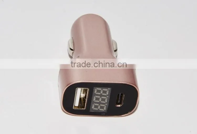 USB 3.1 Type-C Quick Charger 3.0 USB Car Charger For Nexus 5X 6P Nokia N1 Apple MacBook