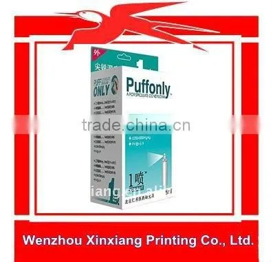 Custom Printed Paper Hanging Retail Packaging Box ISO9001:2008