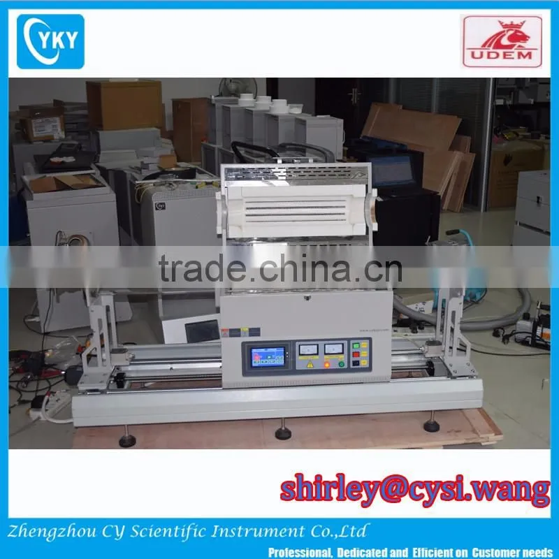 1200C sliding solar RTP tube furnace for graphene in lab ALD & PECVD Combination Tube Furnace System