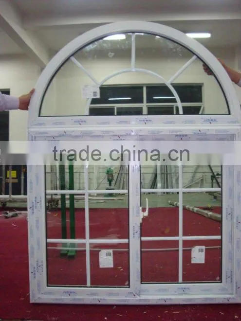 upvc sliding window grill design with arch