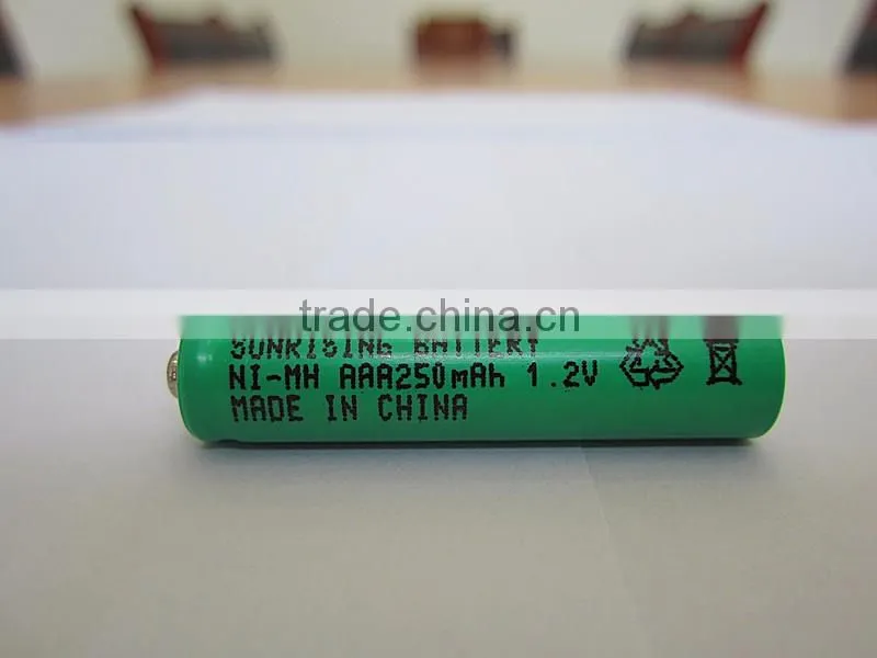 Ni-MH AAA 250mAh 1.2V Rechargeable 3A Neutral Battery Bateria Baterias