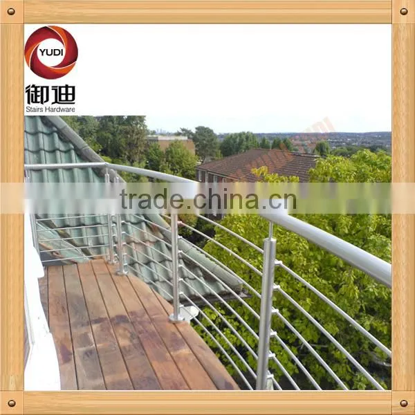 frameless glass railing for porch spigot