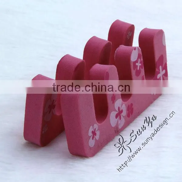 Customize useful cheap eva foam toe separator