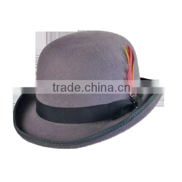 Wool felt bowler hats
