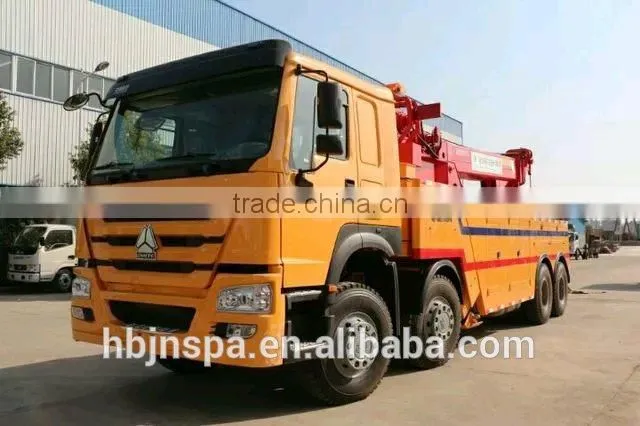 HOWO 8X4 heavy duty rotator tow truck