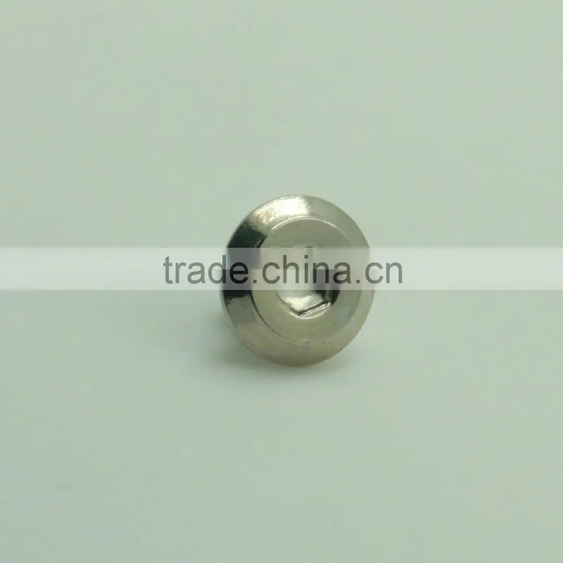 Wholesale 10mm metal inner hexagon head semi tubular rivet for bags