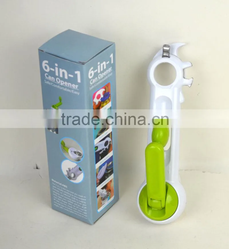 Newest 6 in1 Multi-Function Bottle+Can+Jar Opener Kitchen Cooking Tools