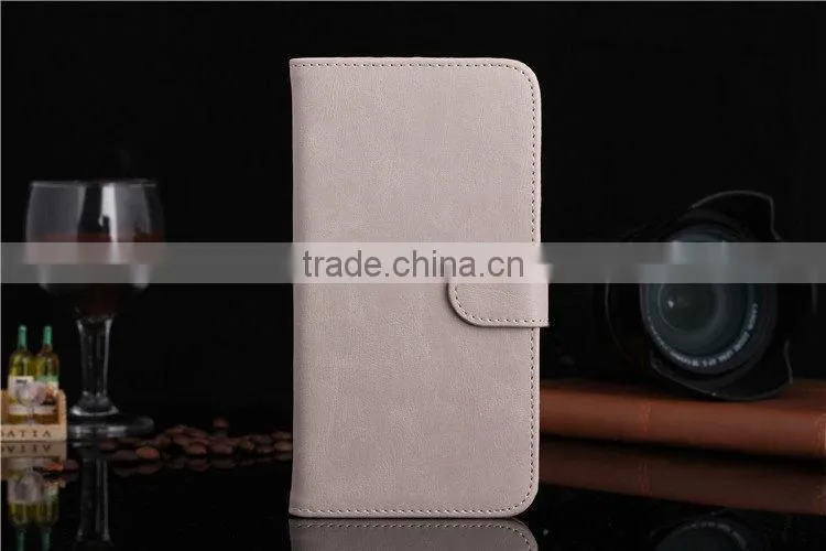 Professional pouch plain leather for LG G PRO 2 F350 customize design case