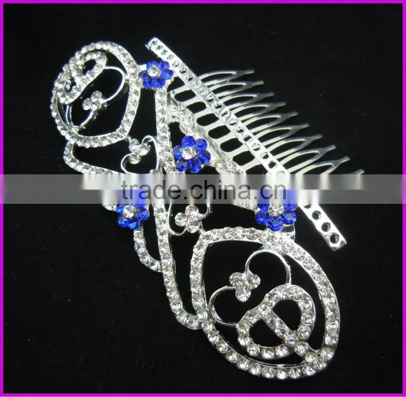 Luxurious Bella's rhinestone hair comb manufacturers China supplier BY 1882