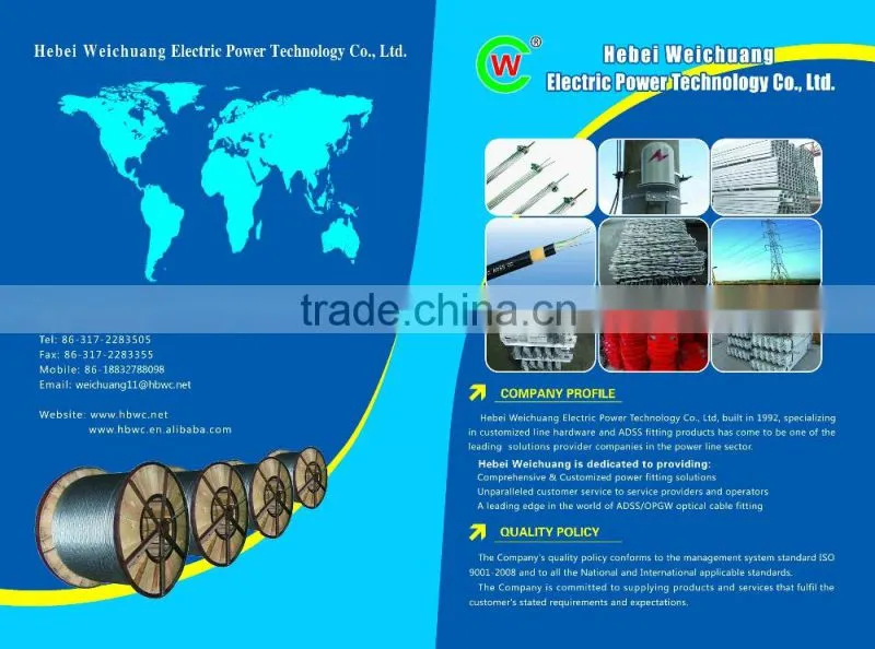 High quality suspension clamp-Hot-dip galvanized ball and socket