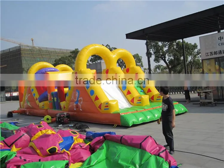inflatable bouncer obstacle course,inflatable combo slide obstacle,inflatable obstacle course for kids