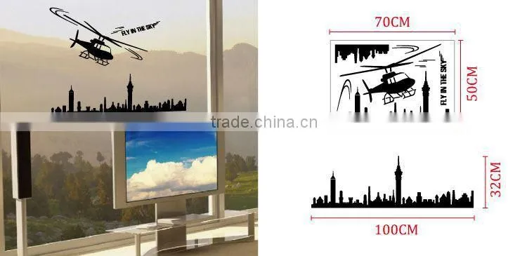 Famous reflective mirror decoration wall sticker for kitchen