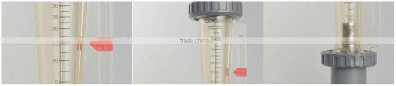 liquid rotameter plastic flow indicator