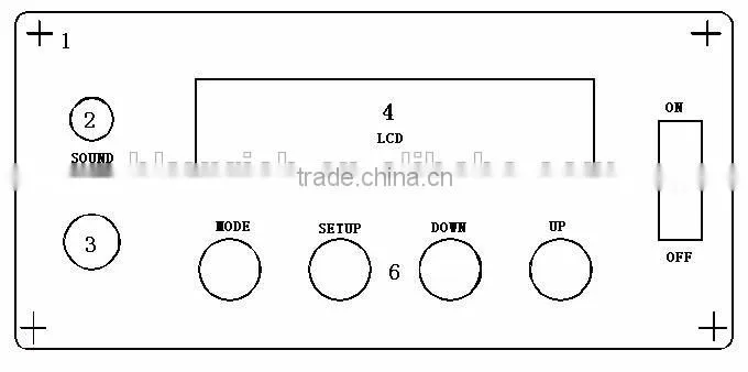 Silver DMX LED RGB Controller with bottons