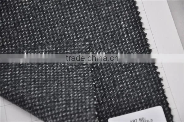 Wholesale high quality wool nylon woolen costume tweed fabric