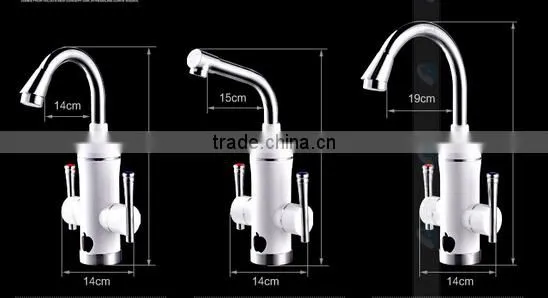 3 senconds heating electric instant hot water tap with temperature display