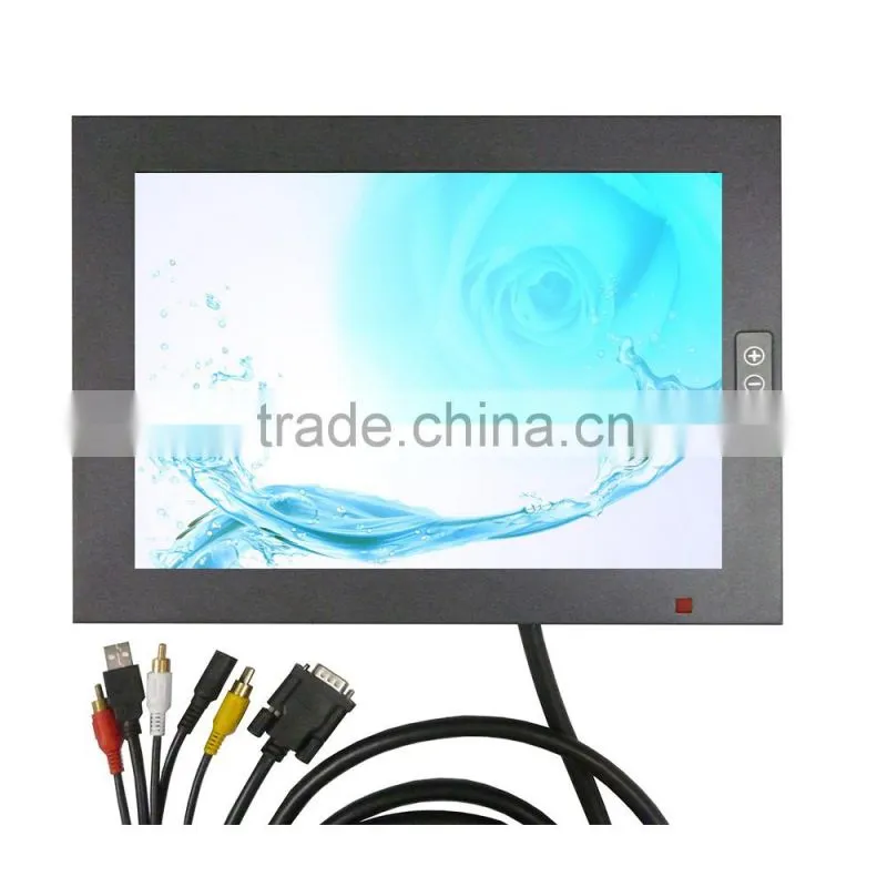 15 inch H DMI 1000 nits high brightness sunlight readable lcd monitor waterproof