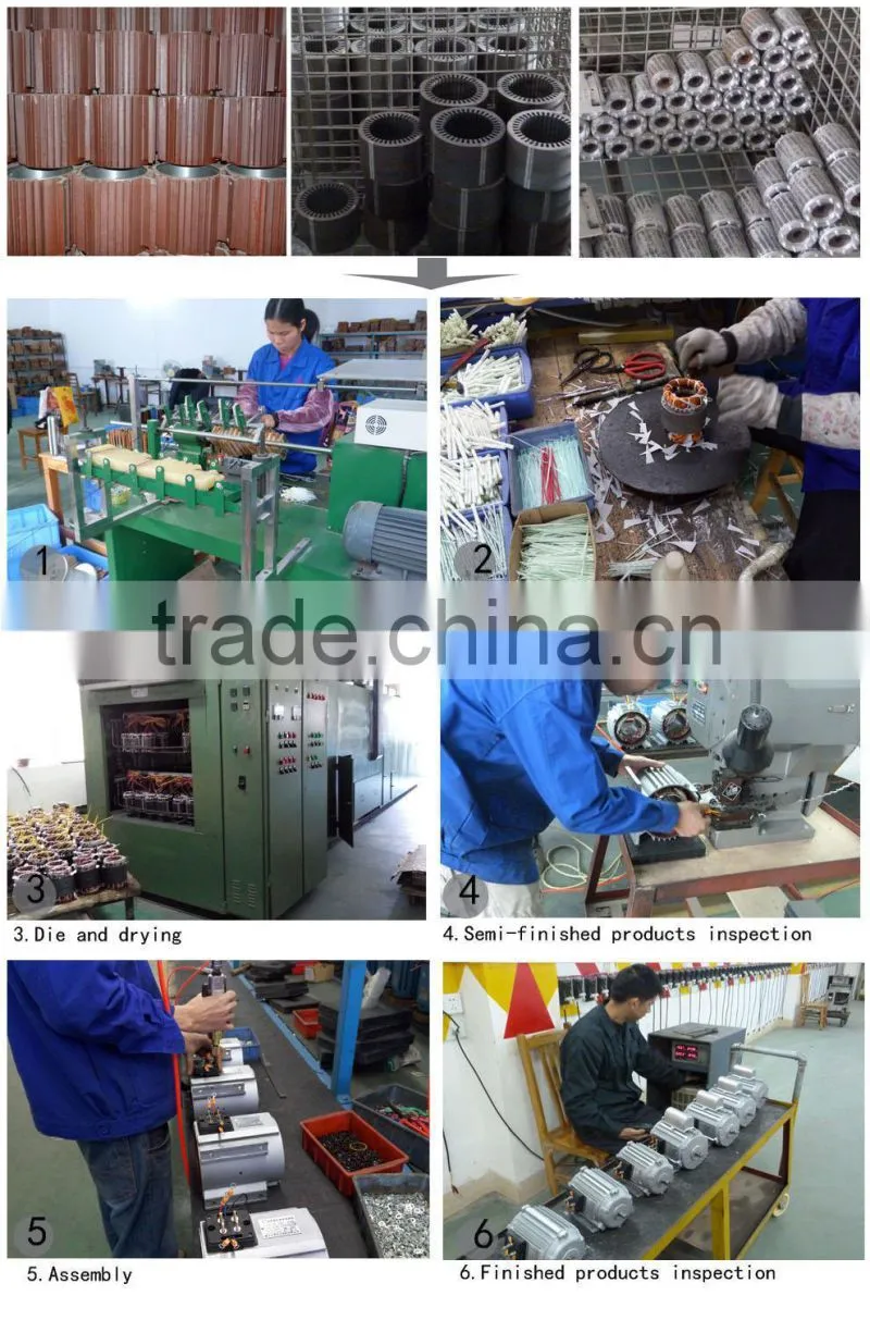 1hp single phase electric motor for industrial refrigerator