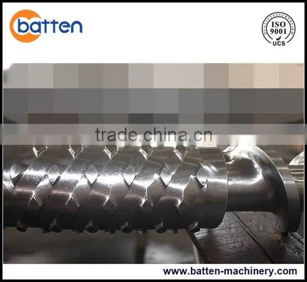 100/28 Bimetallic plastic extrusion machine single pelleting screw barrel for PP,PE