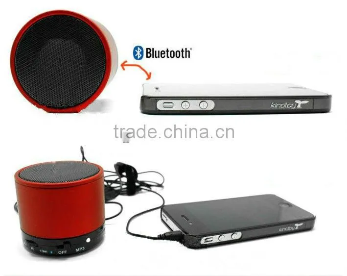 Hands Free Portable Mini Wireless Bluetooth Speaker Work By TF Card