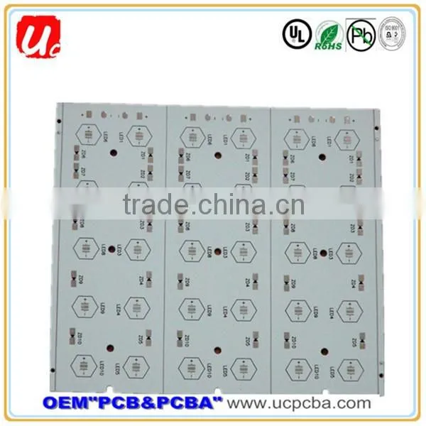 double side round aluminium pcb led manufacturer in china