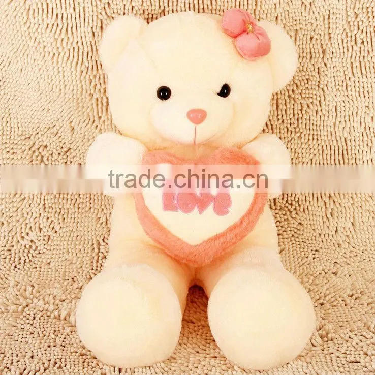HI EN71 Cheap Custom Red Heart Teddy Bear