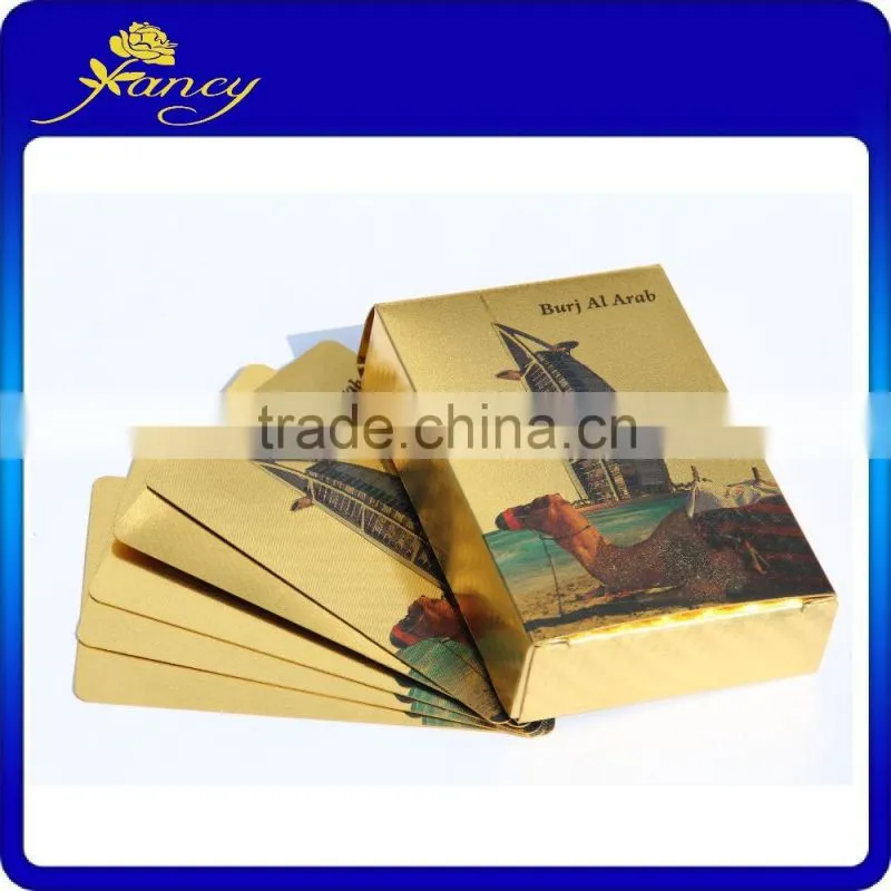 General poker gold foil playing card can be custom