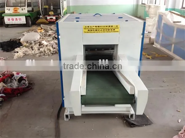 Fiber tearing machine, rag cutting machine