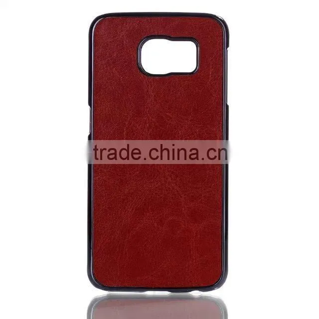 Leather+Metal case for Samsung galaxy Phone