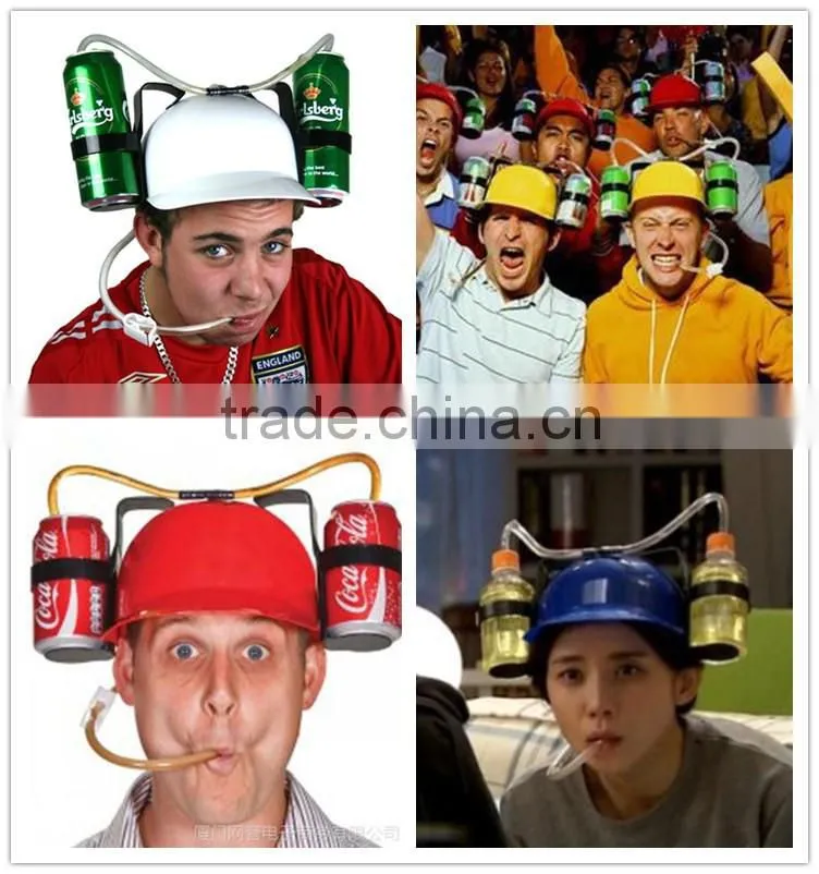 2015 World Cup Football Fans Beer Helmet Drinking Hat