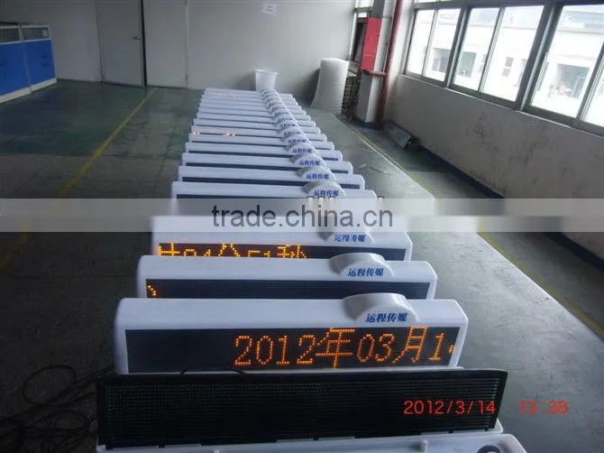 BUS /taxi/car indoor outdoor sign .led taxi signs display/led taxi top sign
