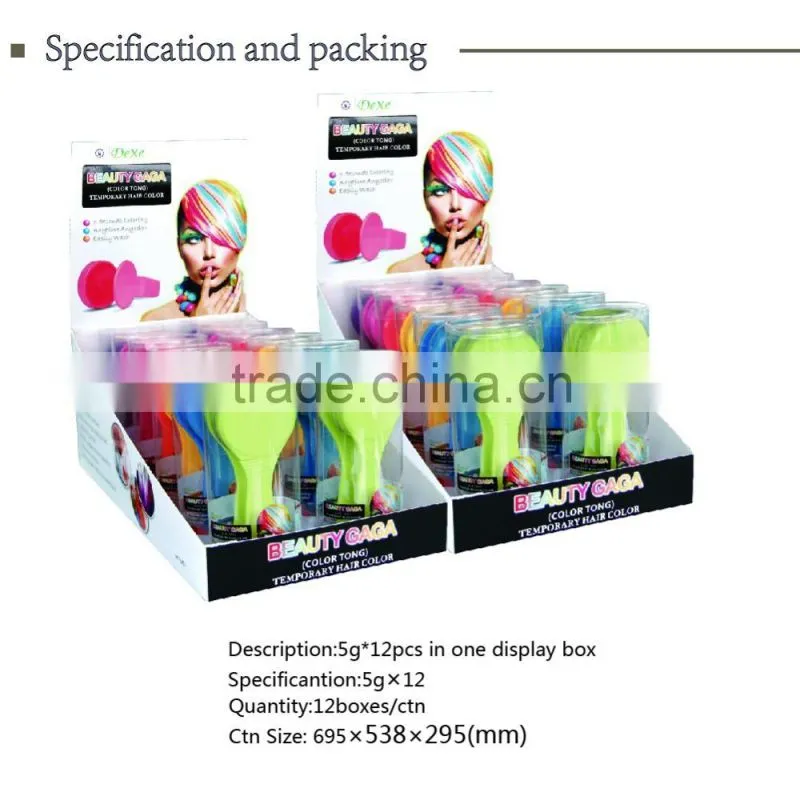 Temporary hair dye hair color chalk hair color tong