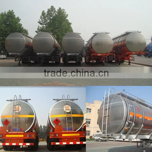 Oil Transport Aluminum Tank Truck Trailer